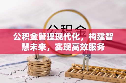 阳谷公积金管理现代化，构建智慧未来，实现高效服务