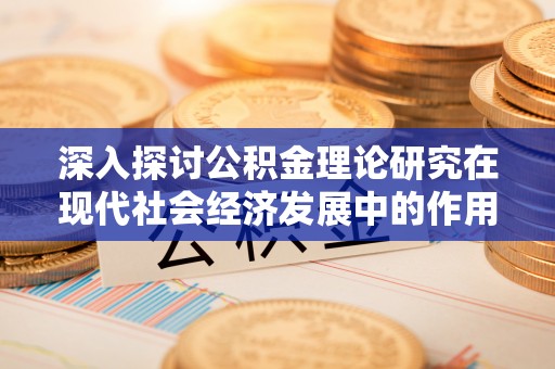 阳谷深入探讨公积金理论研究在现代社会经济发展中的作用与前景