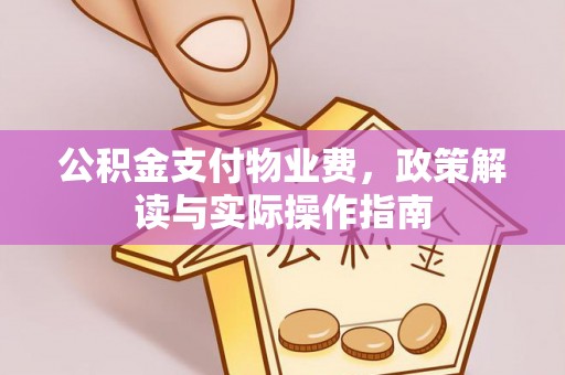 阳谷公积金支付物业费，政策解读与实际操作指南