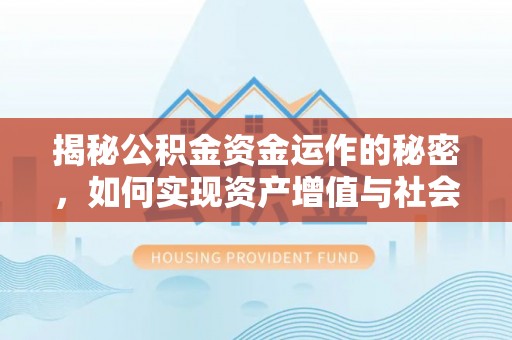 阳谷揭秘公积金资金运作的秘密，如何实现资产增值与社会福利双赢？