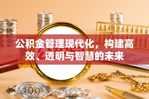 阳谷公积金管理现代化，构建高效、透明与智慧的未来