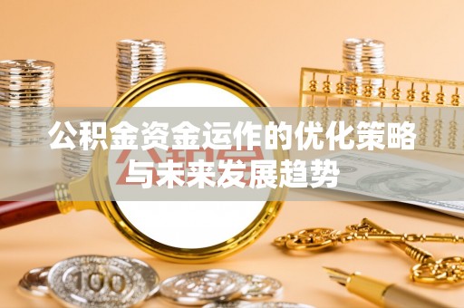 阳谷公积金资金运作的优化策略与未来发展趋势
