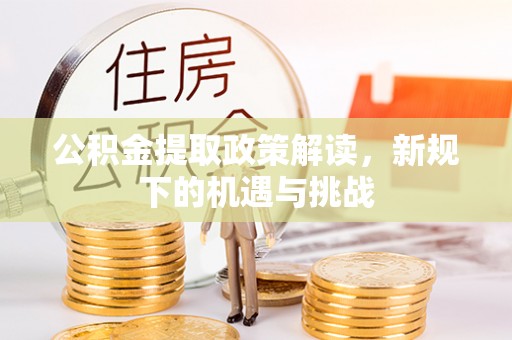 阳谷公积金提取政策解读，新规下的机遇与挑战
