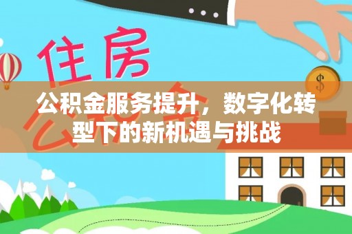 阳谷公积金服务提升，数字化转型下的新机遇与挑战