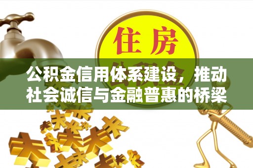 阳谷公积金信用体系建设，推动社会诚信与金融普惠的桥梁