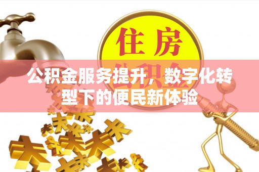 阳谷公积金服务提升，数字化转型下的便民新体验