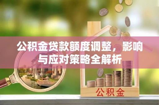 阳谷公积金贷款额度调整，影响与应对策略全解析