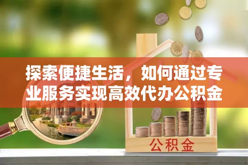 阳谷探索便捷生活，如何通过专业服务实现高效代办公积金提取