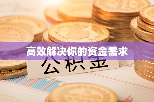 阳谷高效解决你的资金需求