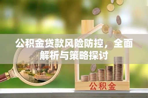 阳谷公积金贷款风险防控，全面解析与策略探讨