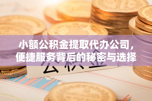 阳谷小额公积金提取代办公司，便捷服务背后的秘密与选择指南