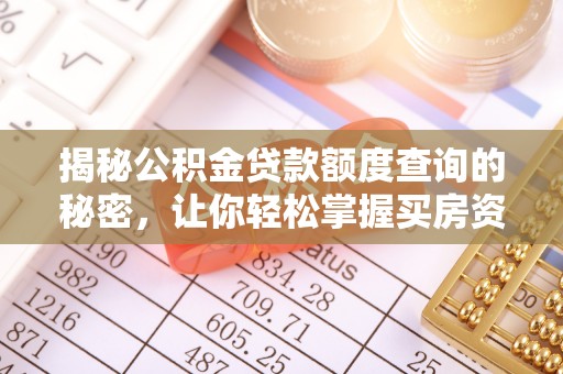 阳谷揭秘公积金贷款额度查询的秘密，让你轻松掌握买房资金规划