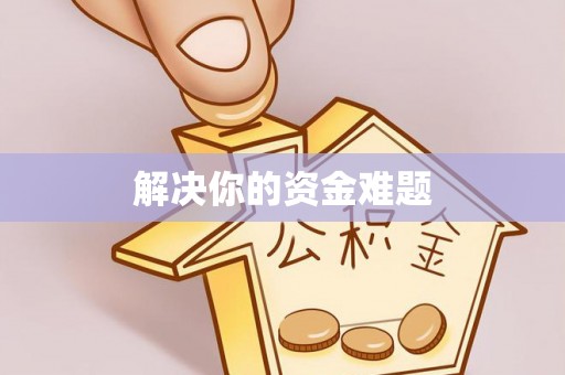阳谷解决你的资金难题