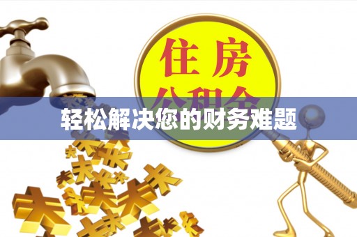 阳谷轻松解决您的财务难题