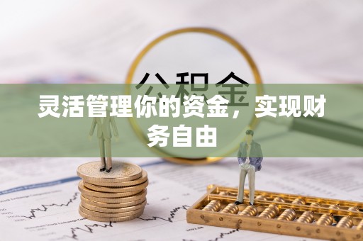 阳谷灵活管理你的资金，实现财务自由