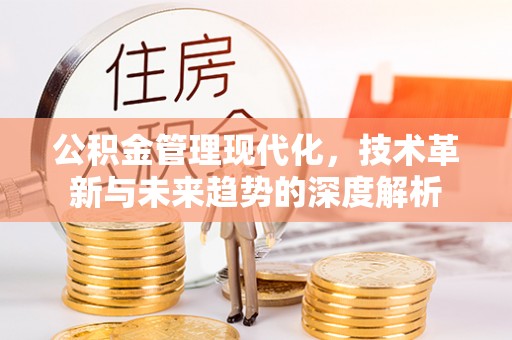 阳谷公积金管理现代化，技术革新与未来趋势的深度解析